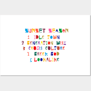 sunset season Posters and Art